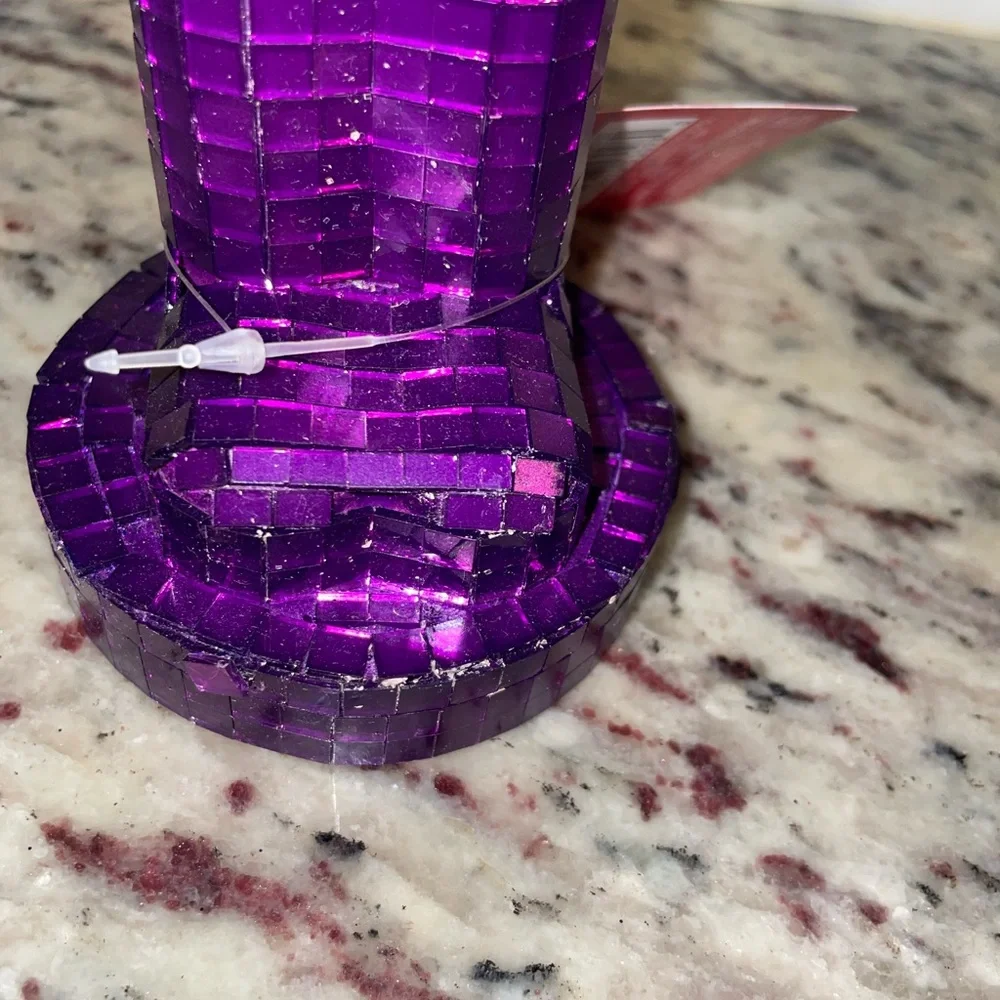 Purple Mirrored Nutcracker - Picture 2 of 6